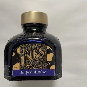 Diamine imperial blue fountain pen ink